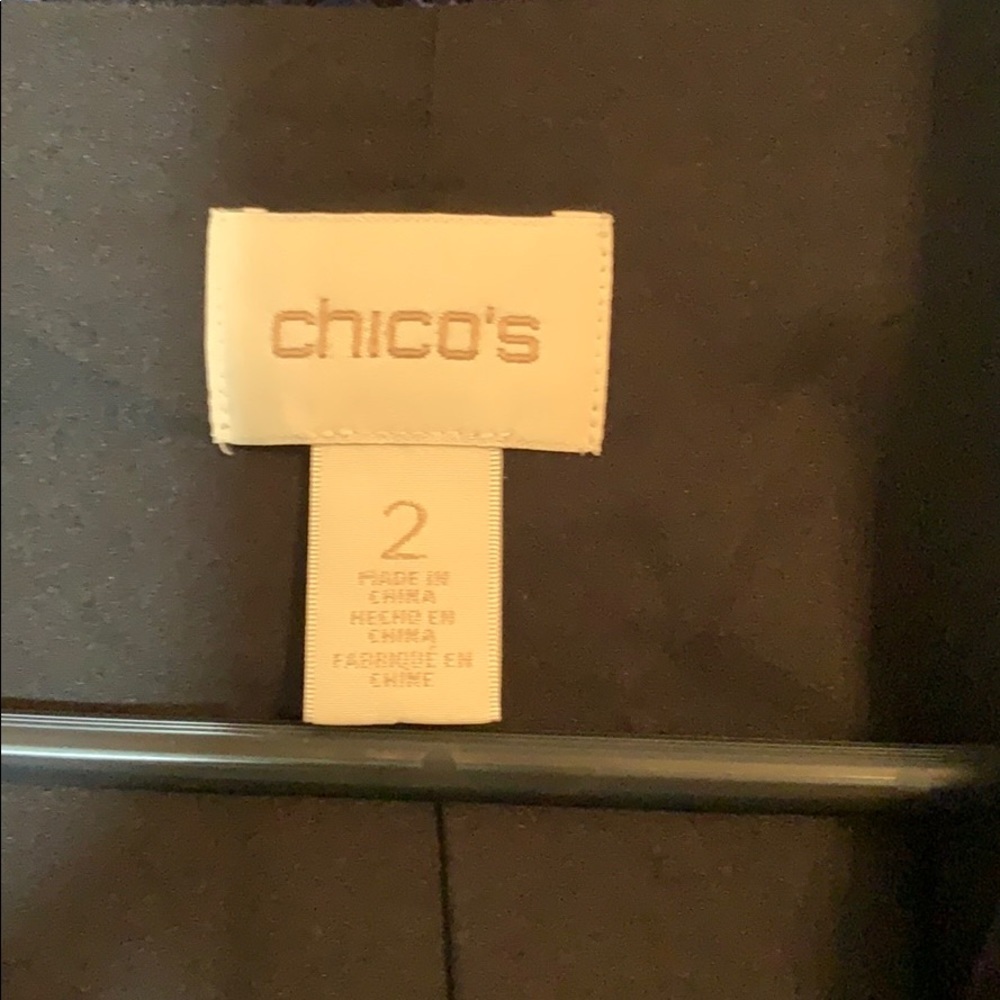 Chico’s Navy & Black Blazer - Picture 2 of 4